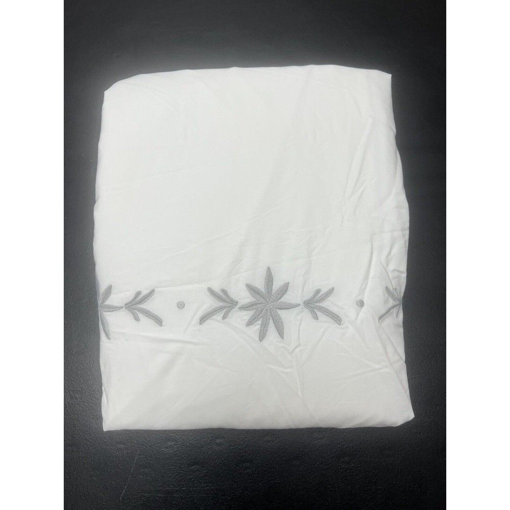 Matouk Cosmo Full/Queen Duvet Cover Cotton Percale Embroidered - Picture 2 of 5